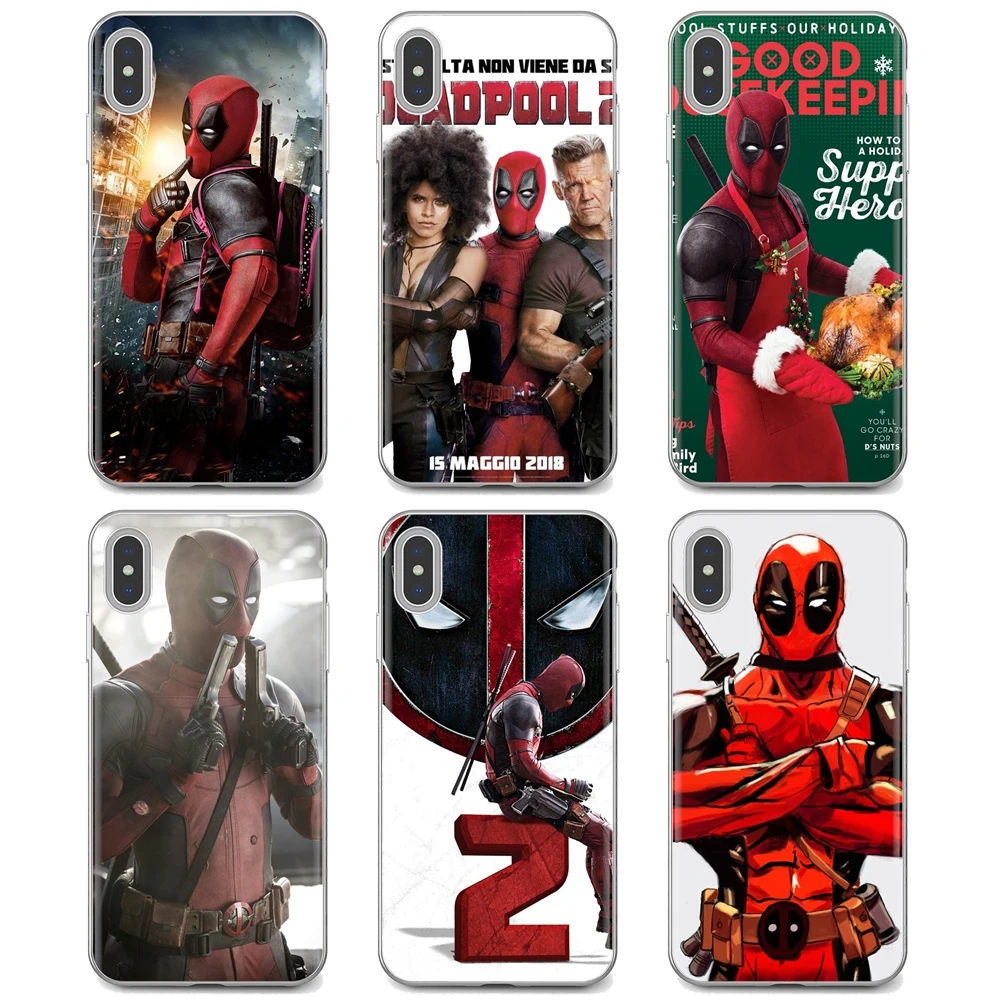 Дэдпул 2 для iPhone iPod Touch 11 12 Pro 4 4S 5 5S SE 5C 6 6S 7 8 X XR XS Plus Max 2020 потрясающий силиконовый