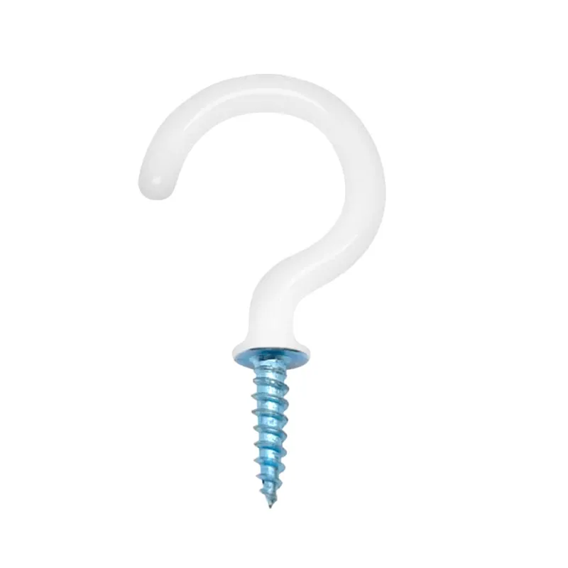Потолочные крючки 30 шт. белый многоцелевой винтовой крючок для подвешивания