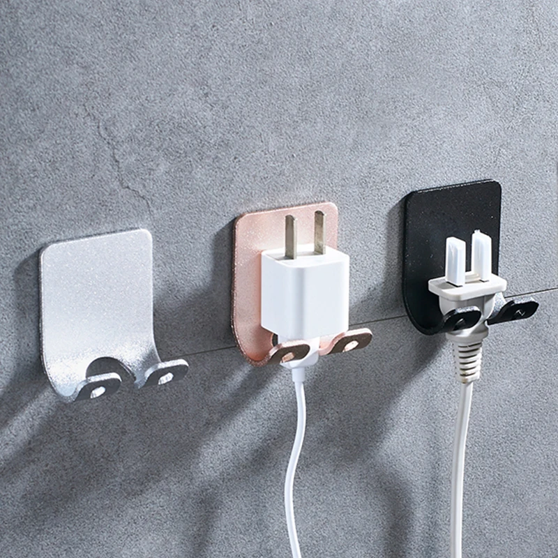 

2 Pcs Punch Free Razor Holder Storage Hook Wall Men Shaving Shaver Stand Shelf Bathroom Razor Rack Wall Bathroom Accessories