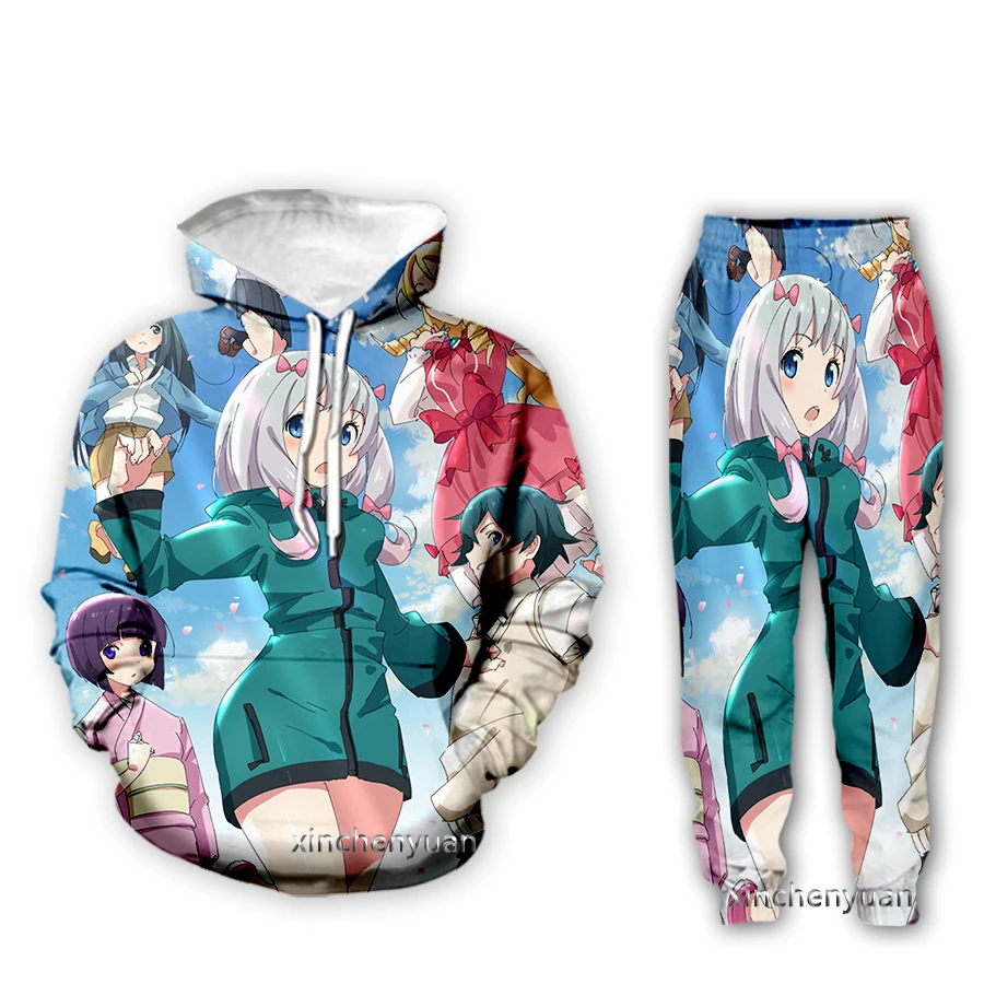 

xinchenyuan New Men/Women Izumi Sagiri 3D Printed Clothing Long Sleeve Fashion Sweatshirt Hoodies Sport Long Pants Z18