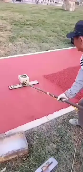 

epdm granulate rubber running track paver machine EPDM Paver tool