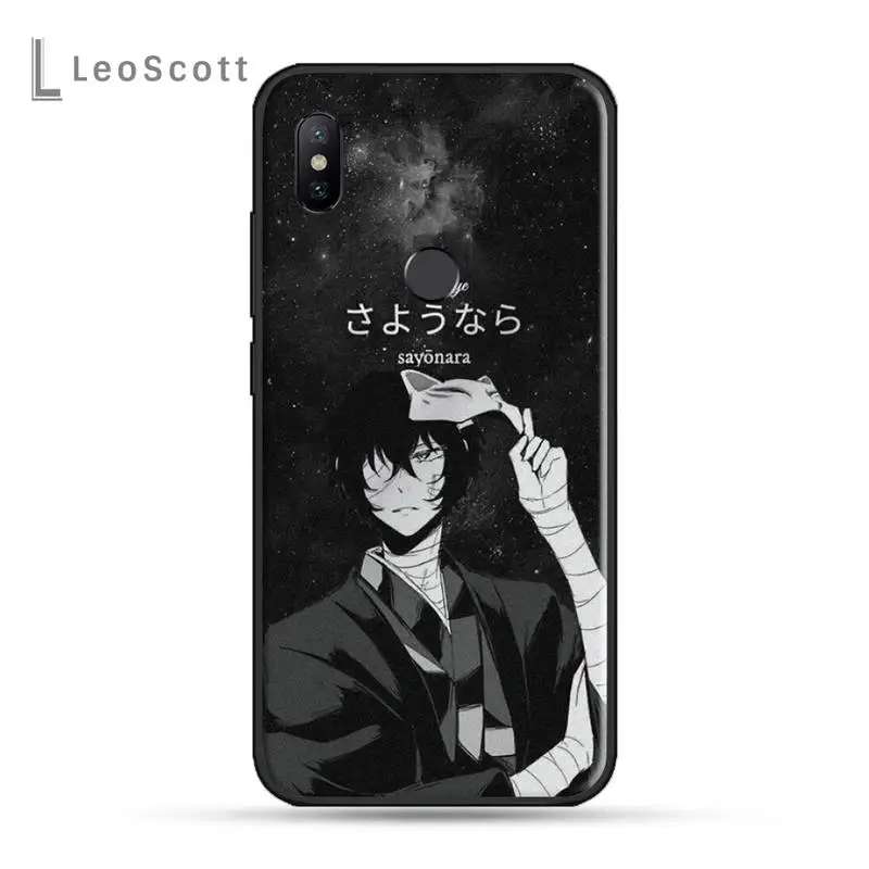 

Bungou Stray Dogs japanese anime Phone Case For Xiaomi Redmi 7 8 9t a3 9se k20 mi8 max3 lite 9 note 9s 10 pro high quality cover