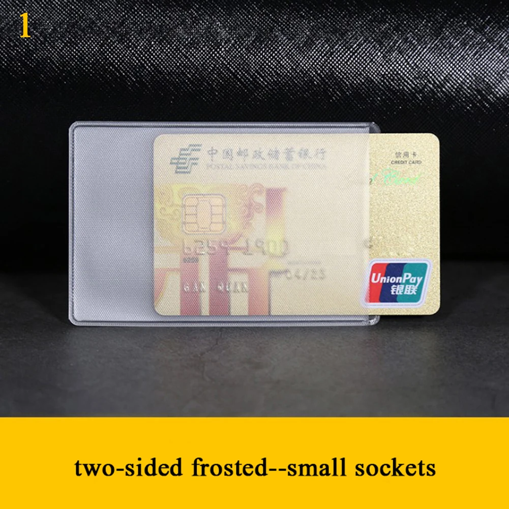 Фото Women Men Credit Card Cover Bag PVC Transparent Clear Frosted Waterproof Business ID Cards Holders Protect Bags Багаж и сумки Women Men Credit Card Cover Bag PVC Transparent Clear Frosted Waterproof Business ID Cards Holders Protect Bags Багаж и сумки