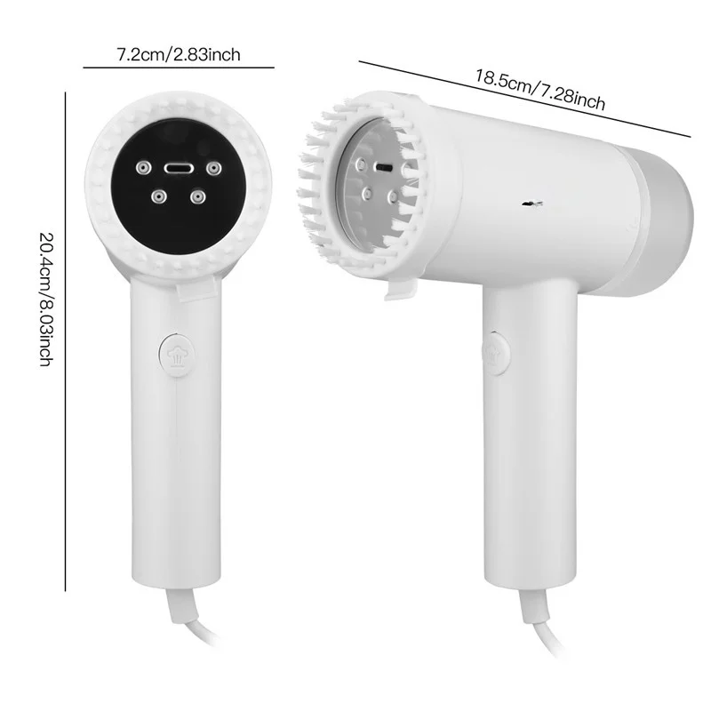 

1000W Portable Handheld Garment Steam Iron Mini Clothes Steamer Shirt Wrinkle Remover Hanging Fabric Steam Cleaner Brush Travel