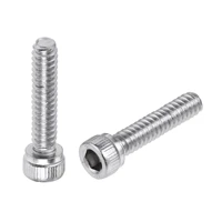 uxcell 6 32x58 hex socket head cap screw bolts 304 stainless steel polished 50 pcs