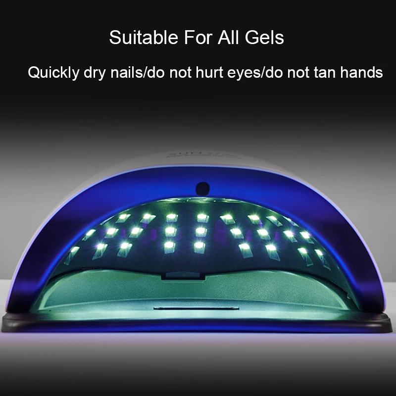 Новая светодиодная лампа для сушки ногтей 80 Вт/114 Вт всех типов геля 45/57 шт. |
