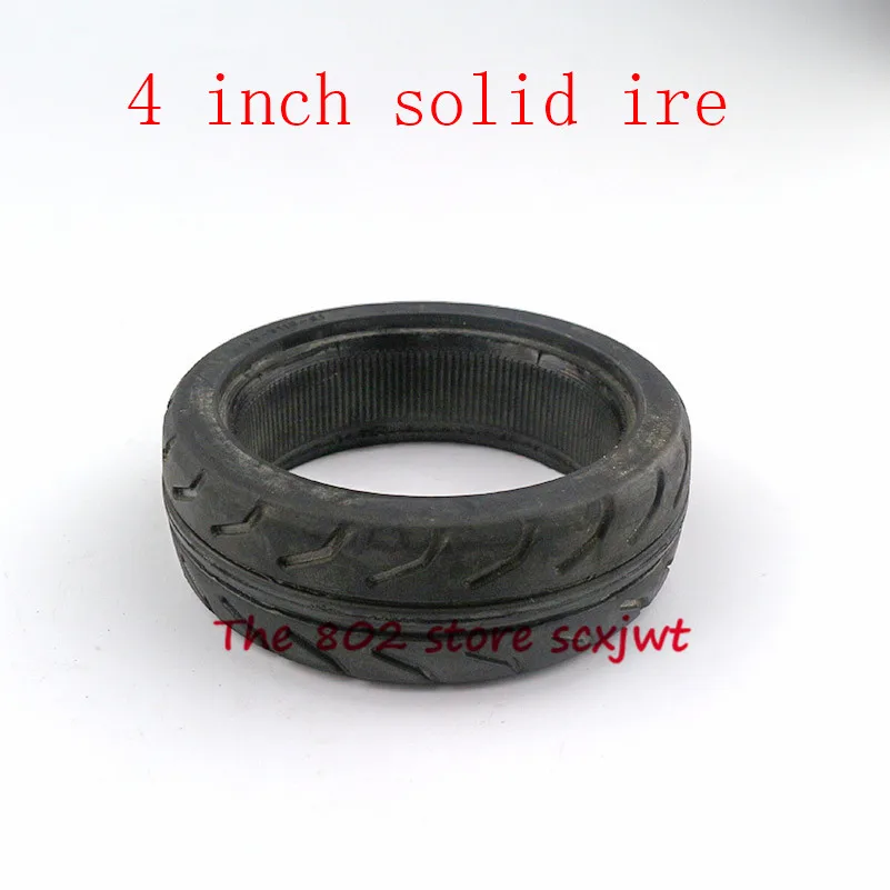 

Lightning shipment 4 inch tubeless tire or diameter 97mm solid tyre for Electric Balanced Car Electric Scooter