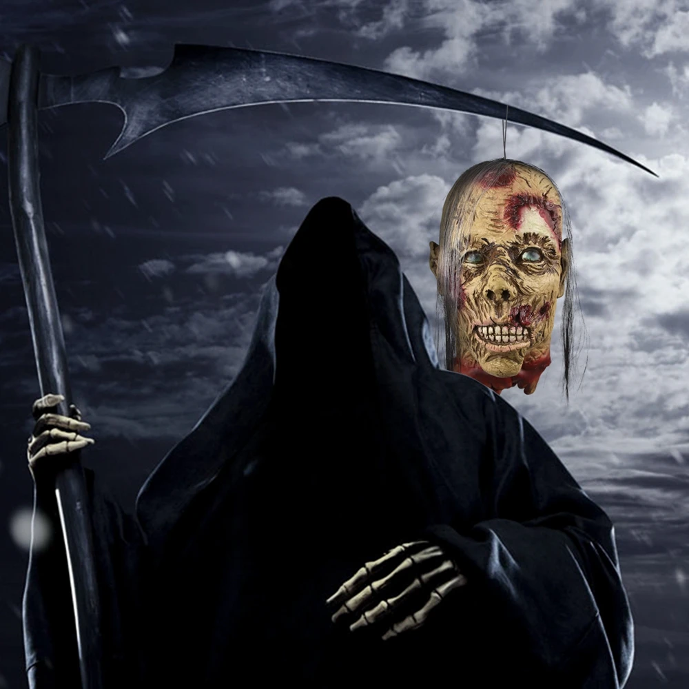 Украшение для Хэллоуина Molezu украшение из белых волос дома с привидениями