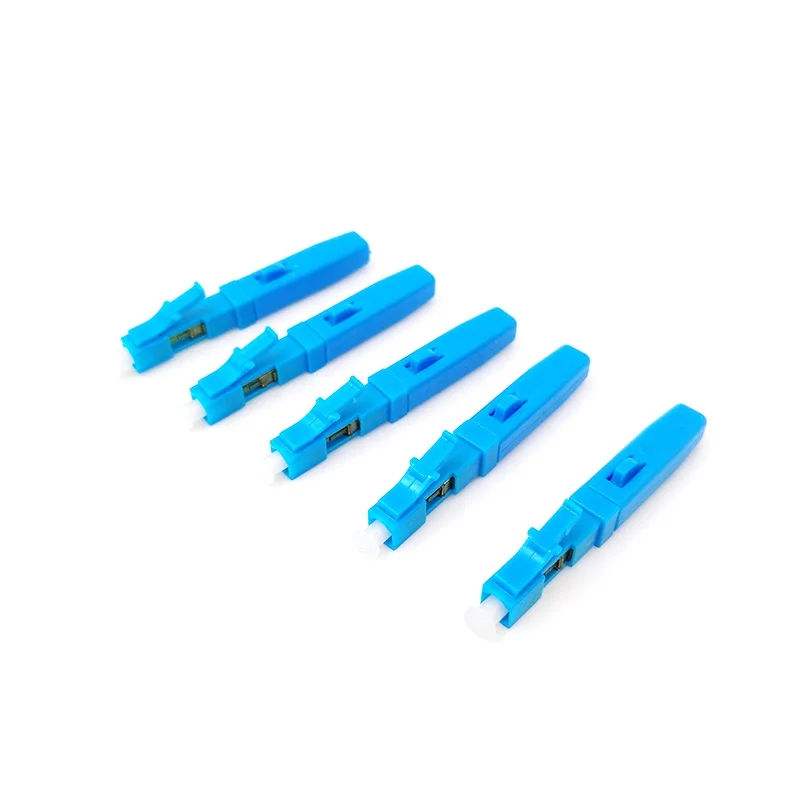 10 шт. LC UPC быстрый разъем одномодовый волоконно-оптический Быстрый встроенный тип