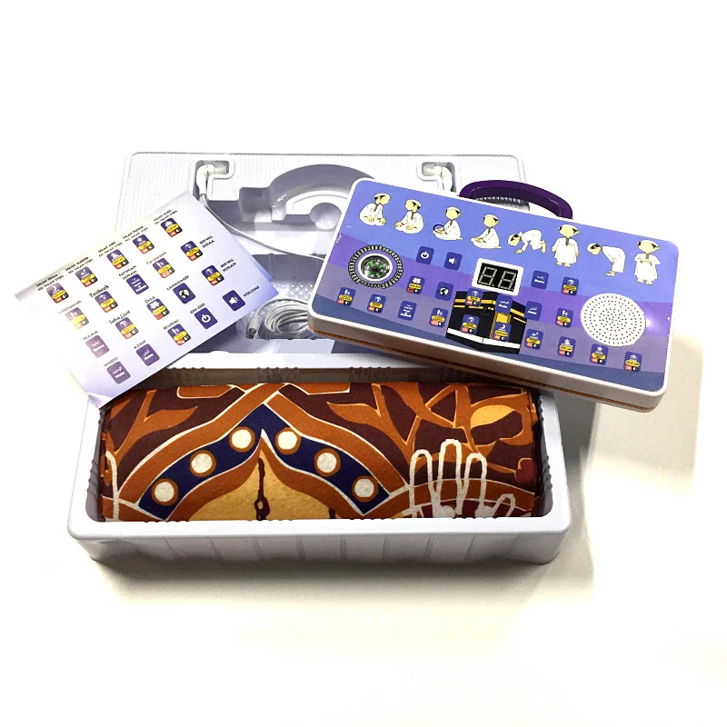 Интерактивный Обучающий исламский детский коврик для молитвы электронное