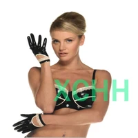 100 natural latex gloves club wear anime cosplay costumes