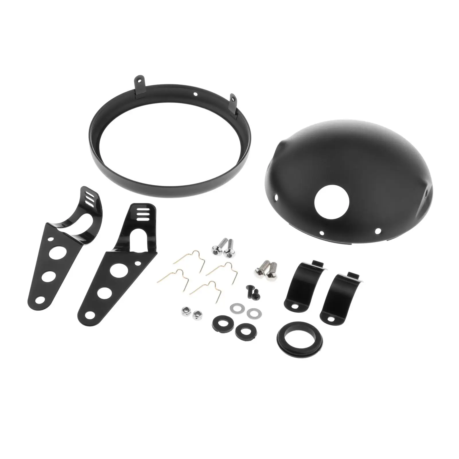 

7 'inch Motorcycle LED Headlight Housing Shell Bucket Holder W / Mounting Bracket