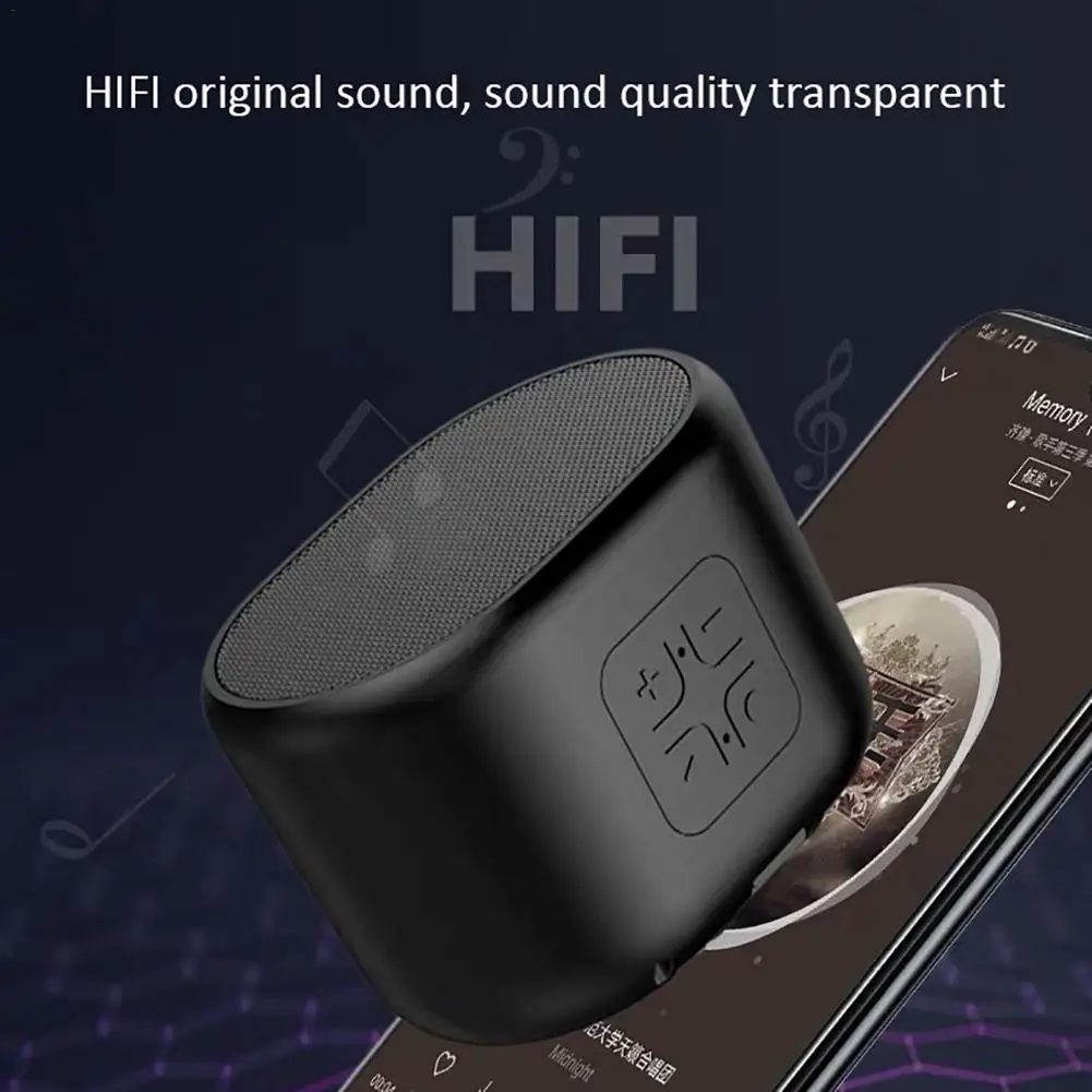Беспроводной Bluetooth динамик Портативный мини аудио TWS Sub НЧ-динамик с tf-картой HD