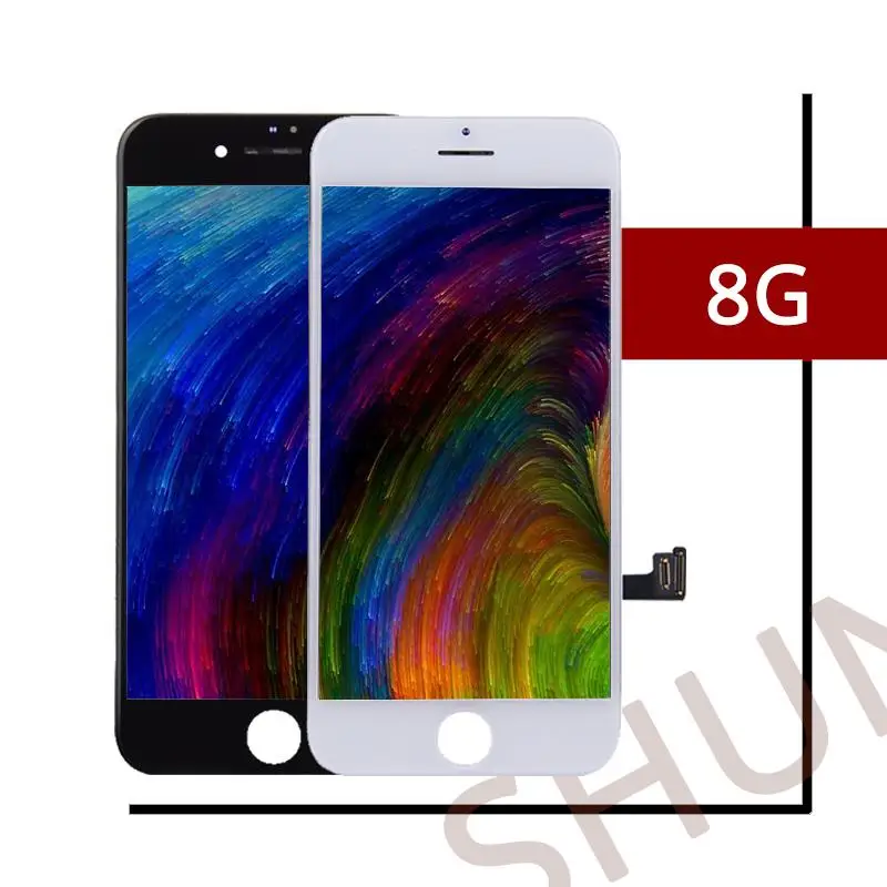 10 шт. AA класс 100% без битых пикселей экран для планшетов устройств iPhone 8 цифровой
