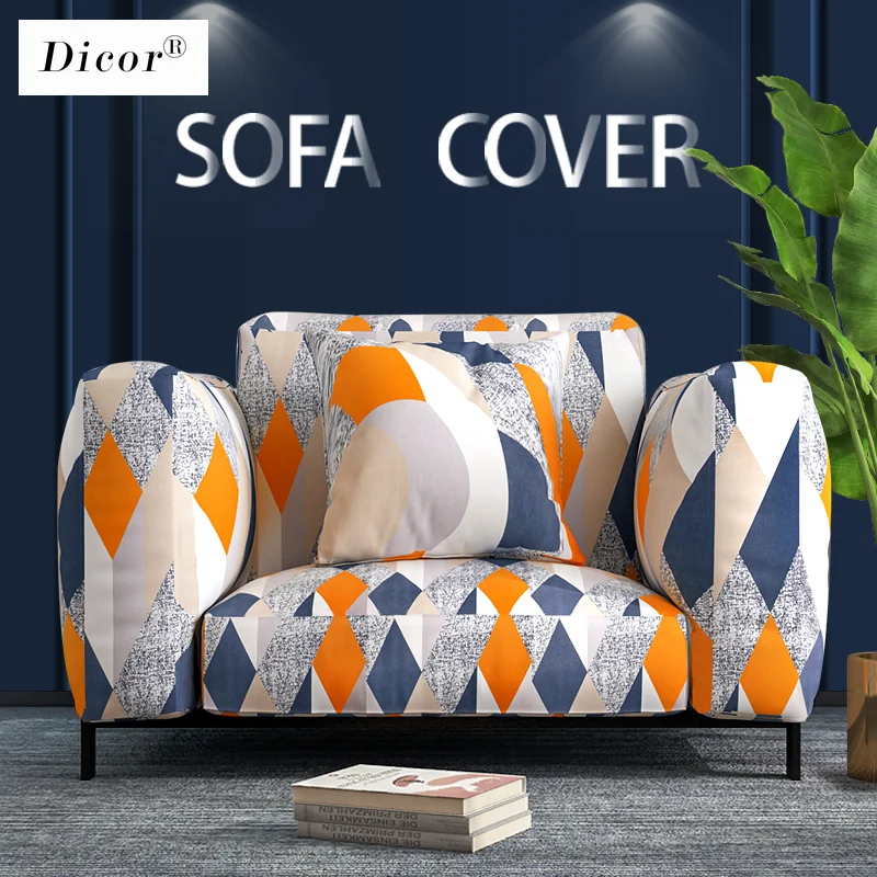 DICOR роскошный набор чехлов для диванов эластичные секционные чехлы гостиной