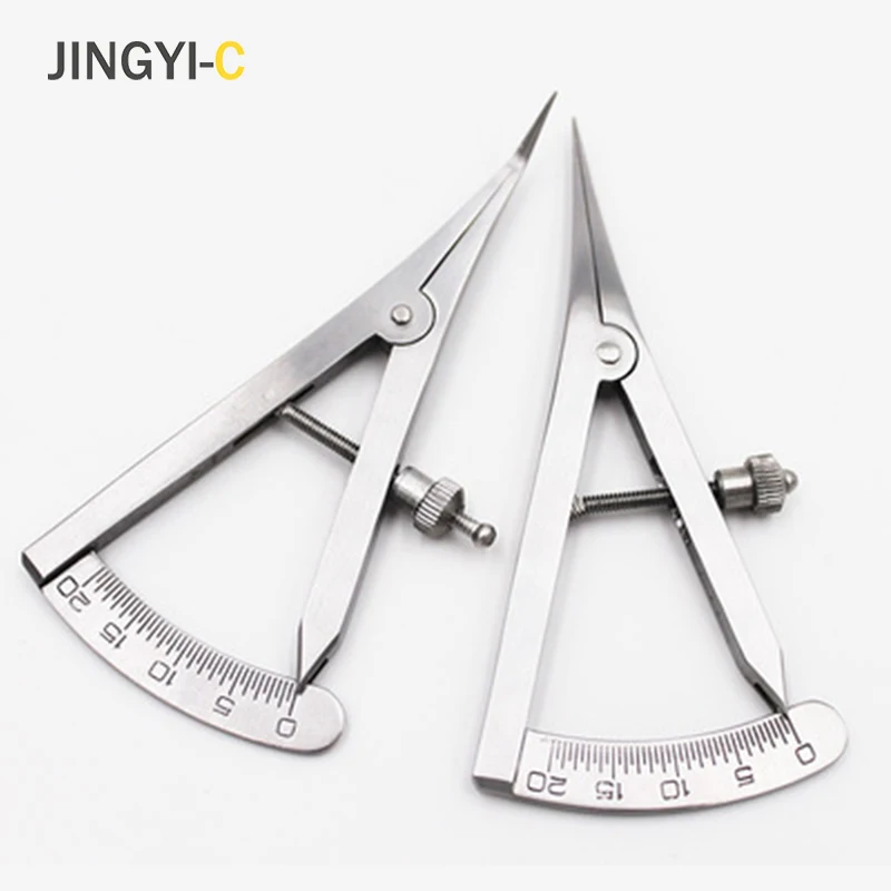 

Двусторонние инструменты для измерения век, косметическое оборудование из нержавеющей стали для хирургии, офтальмологические инструменты, двусторонние со шкалой