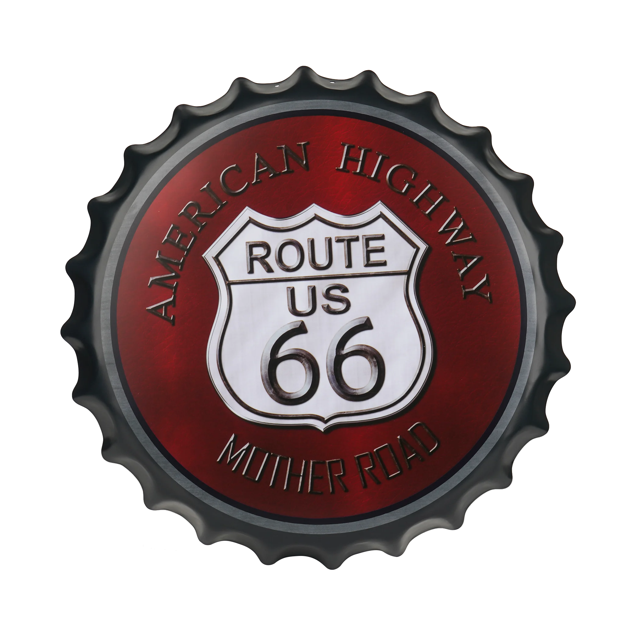 

dingleiever- Amarican Hign Way Route US 66 Mother Road Tin Sign Suitable for Home Bar Cafe Garage Wall Decor