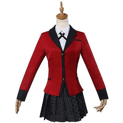 Костюм для косплея юмэко джабами из аниме Kakegurui японская школьная форма старшей