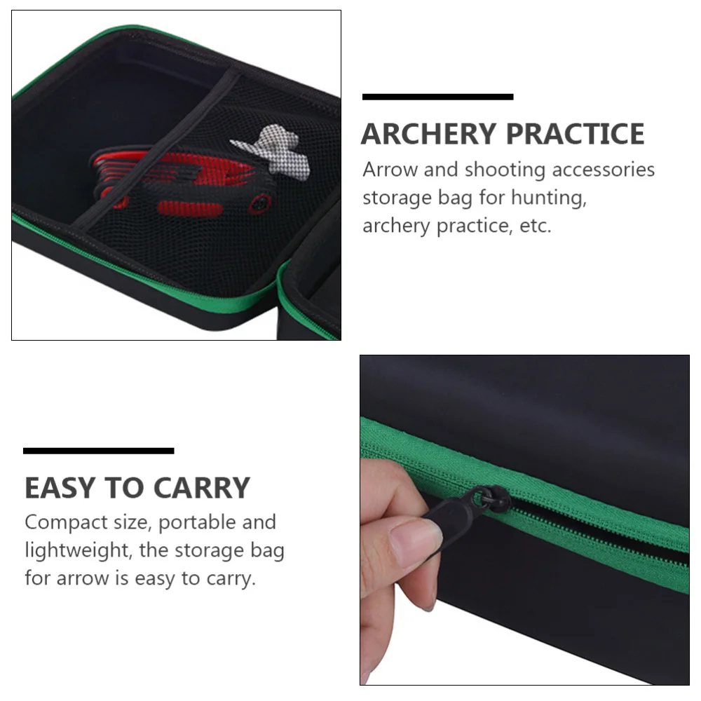 

Arrow Storage Case Bag Handbag with Mesh Pouch for Archery Shooting