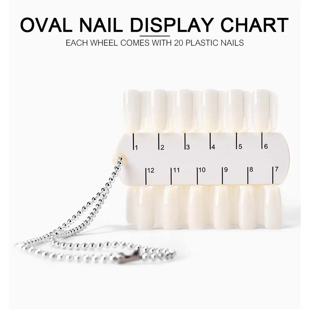 KADS 10pcs/ LOT DIY Portable Polish 24 Nail Art Design Practice Tips Display Palette Tool nail display for art | Красота и здоровье