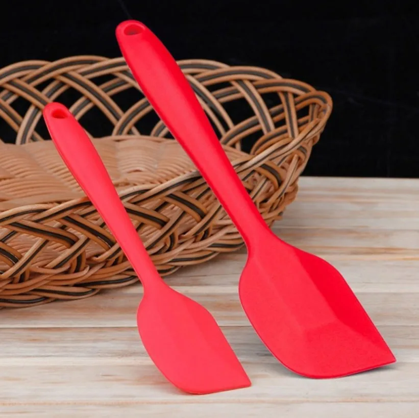 Кухня силиконовые сливочное торт шпатель скребок для смешивания теста кисточка