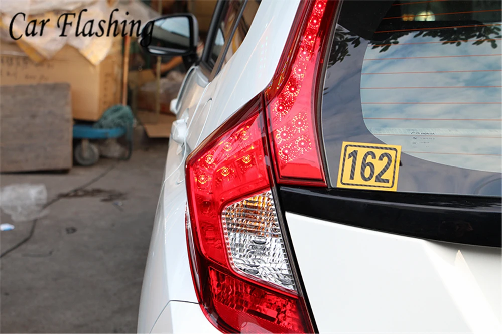 2 шт. для Honda Jazz Fit 2014 2015 2016 2017 2018 Автомобильный светодиодный фонарь светильник