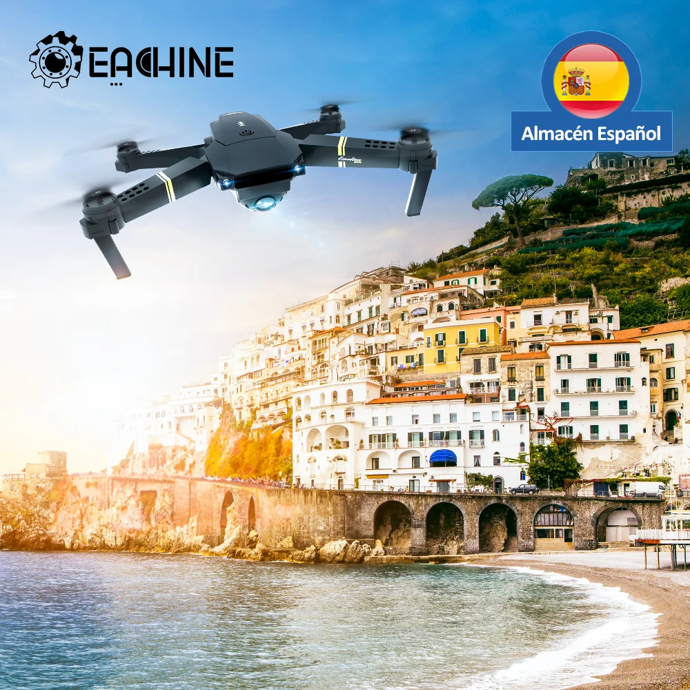 Eachine E58 Wi Fi FPV с широкоугольной камерой HD 1080P режим удержания высоты складной рычаг