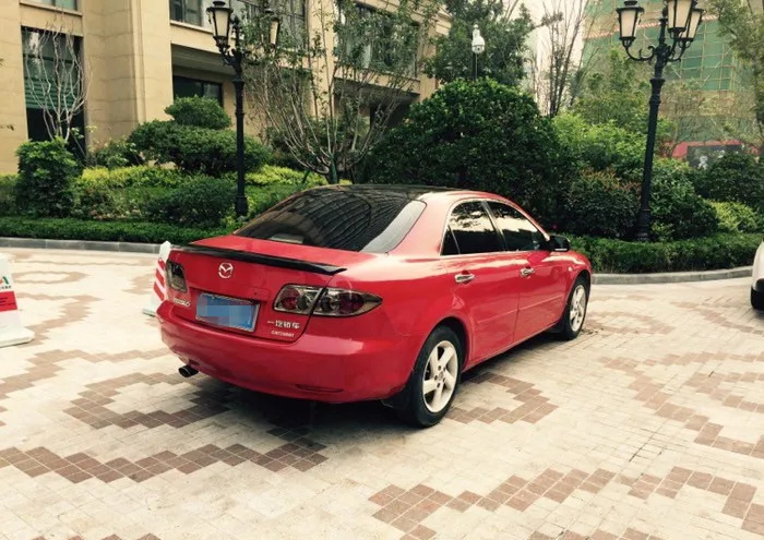 Car Styling ABS Plastic Primer black/white Color Tail Wing Rear Trunk Spoiler For Mazda 6 2003 2006 2009 2010 2011 2012 2013 | Автомобили