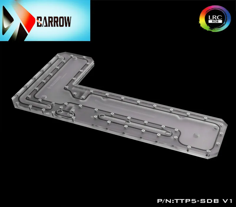 

Barrow watercooling waterway board for TT Thermaltake Core P5 case,acrylic Reservoir replace L water tank ,TTP5-SDB V1,heatsink