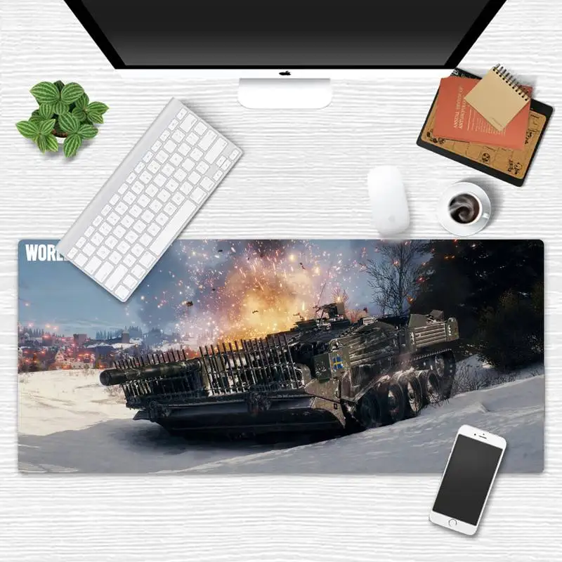 

world of tanks Office Mice Gamer Soft Mouse Pad Game Office Work Mouse Mat pad X XL Non-slip Laptop Cushion mouse pad