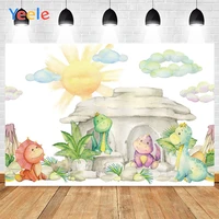 cartoon baby dinosaur birthday party newborn personalized photographic backdrops photography backgrounds for photo studio prop