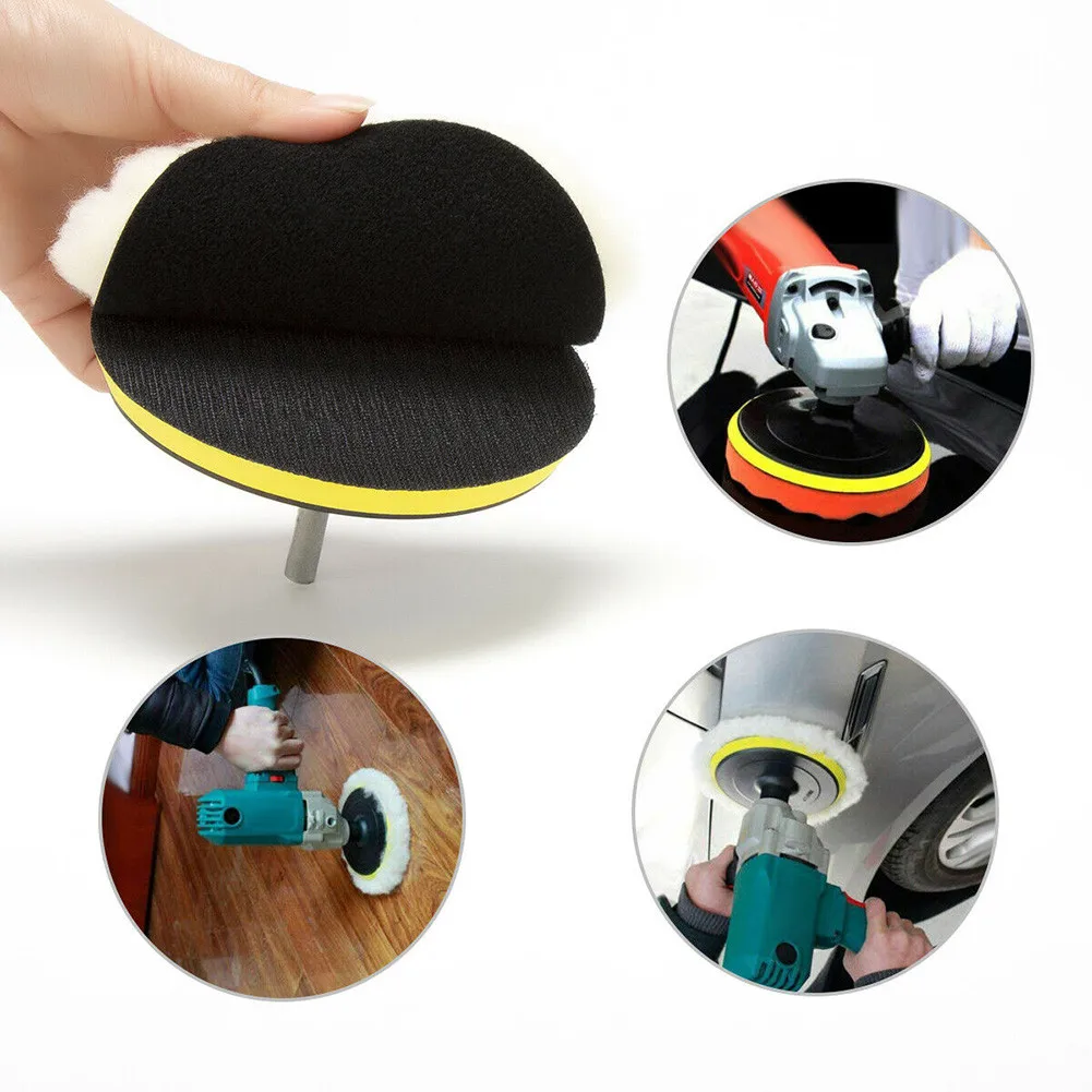 

For Drill Polishing Pad Polisher Kit Tools Wavy Waxing 5\\\\\\\\\\\\\\\" Buffer Buffing