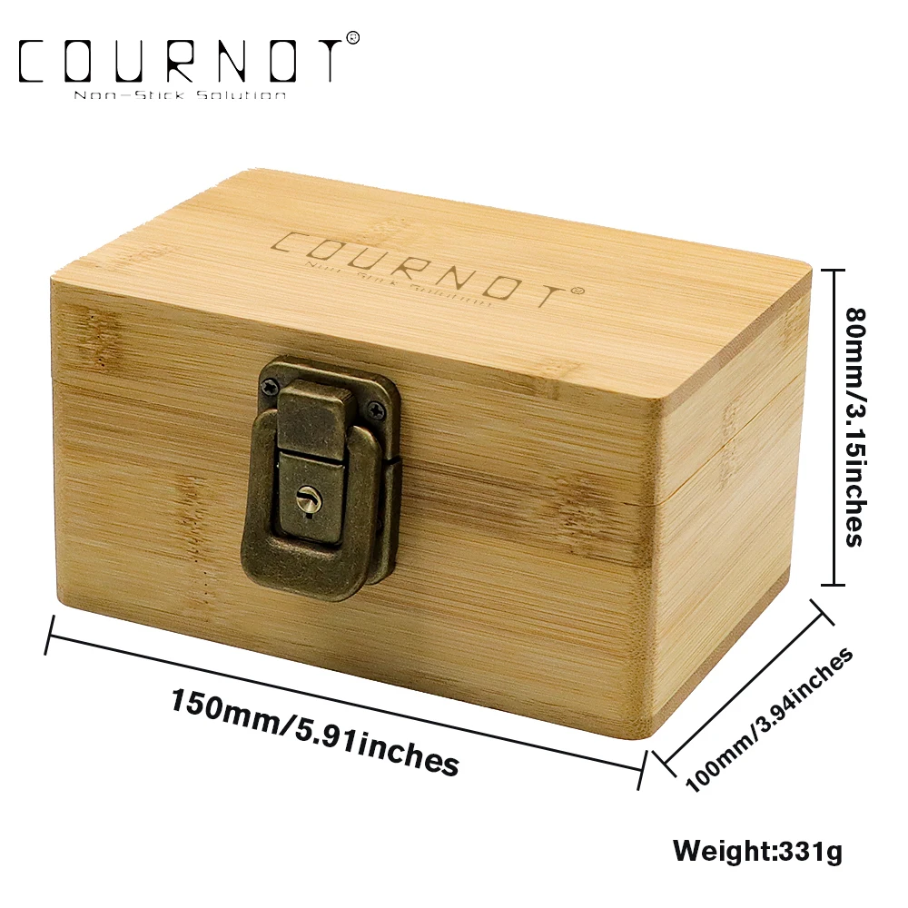 COURNOT Wooden storage box length 150MMwith cigarette tray natural handmade bamboo tobacco pipe fittings with herbal | Дом и сад
