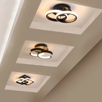 nordic round creative led surface mounted ceiling light 16w 20w 22w entrance hall corridor lights living room bedroom lighting