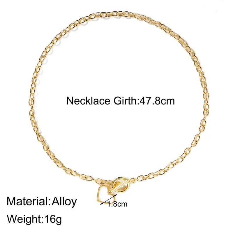 Женское Ожерелье из кубинской цепи массивное ожерелье в стиле панк 2020 | Украшения