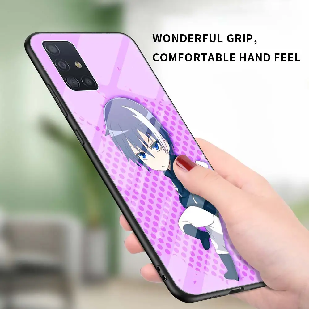 

Case for Samsung Galaxy A51 A71 A50 A21s A31 A70 A10 A41 A30 A40 A11 A91 Tempered Glass Phone Cover Servamp Kuro Kun Anime cute
