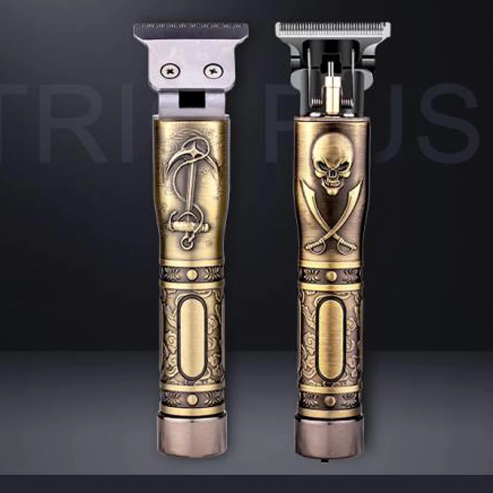 Винтажный беспроводной триммер для волос PULIS профессиональная электрическая