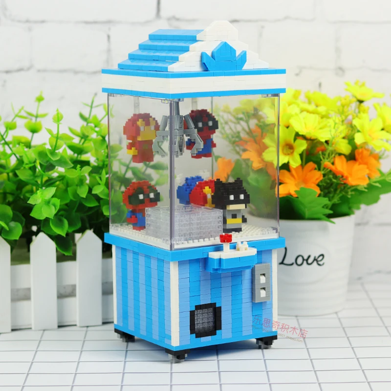 HC 9064 игровая площадка герой клипса кукла машина Ловец 3D модель DIY Мини Алмазные
