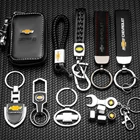 1 шт. автомобильный брелок, подвеска против потери, кольца из металлического сплава, автомобильные аксессуары для Chevrolet Spark Silverado Trailblazer Bolt Equinox