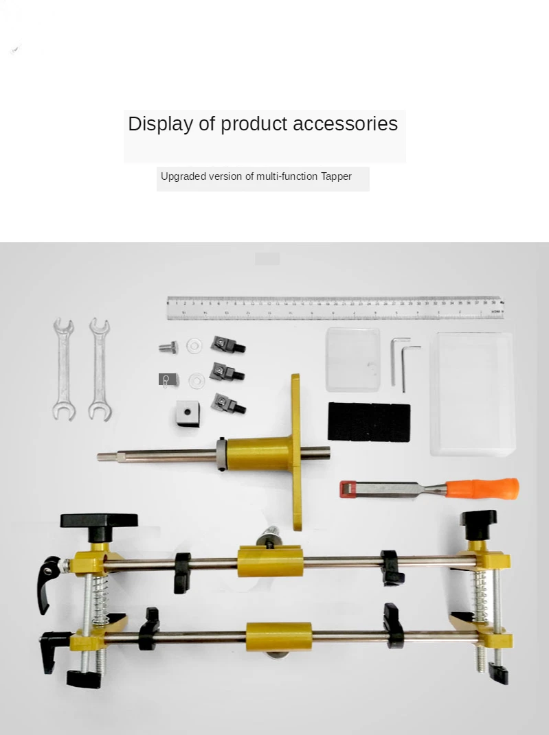 

18/20/22MMSolid Wood Door Opener Locksmith Woodworking Door Lock Mortiser Installation Mortising Jig Tool Wood Slotting Machine