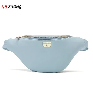 YIZHONG модная роскошная кожаная розовая поясная сумка, Большая вместительная поясная сумка, нагрудная сумка для женщин, Спортивная Многофункциональная поясная сумка