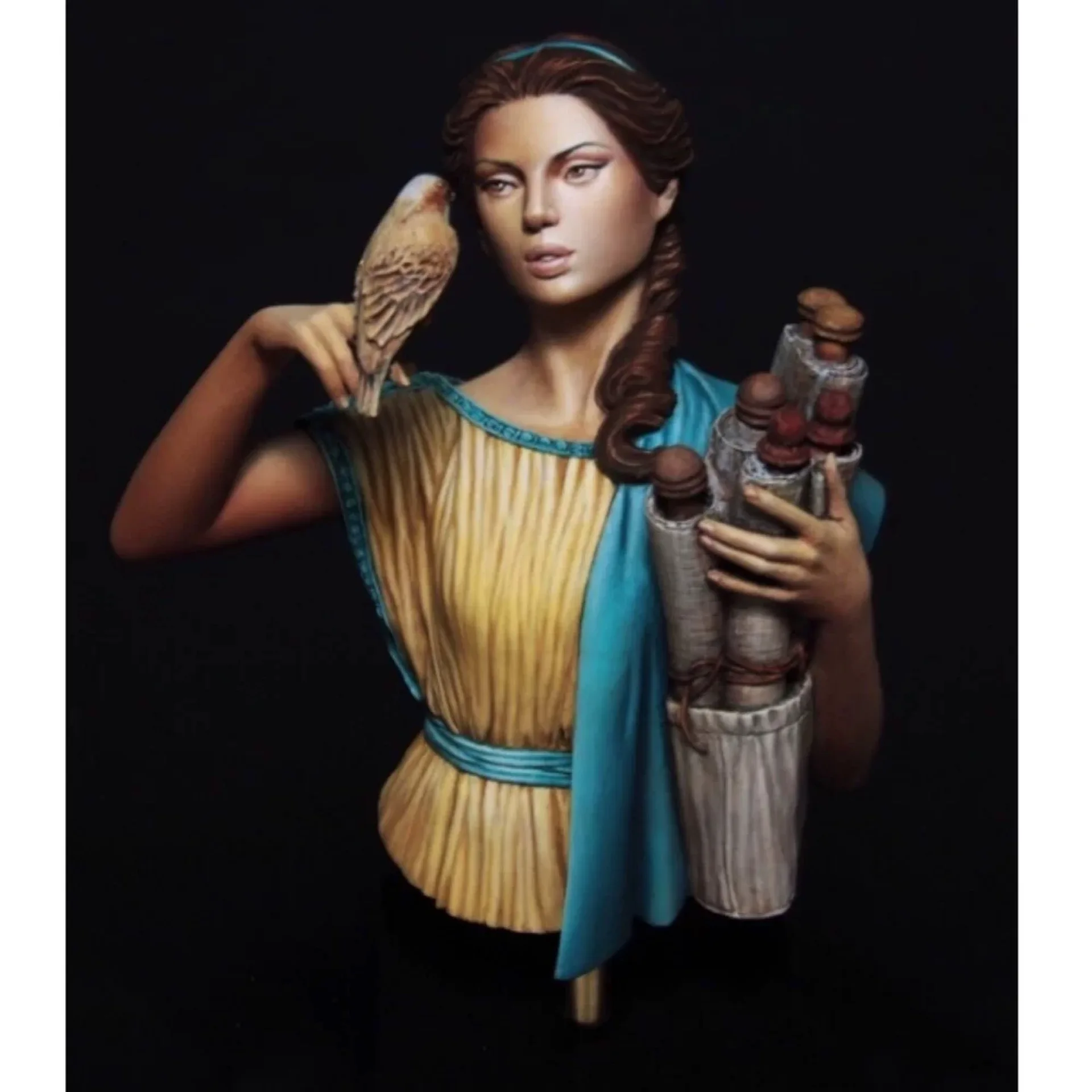 

1/10 Resin Model Bust GK，Female role， Unassembled and unpainted kit