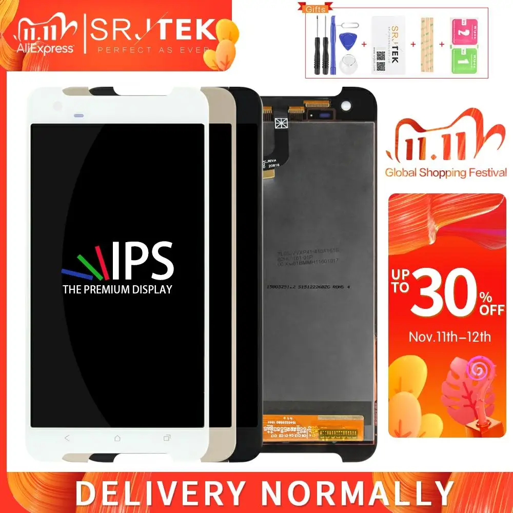 Srjtek экран для HTC One X9 ЖК дисплей сенсорный дигитайзер сенсор Стекло в сборе 5