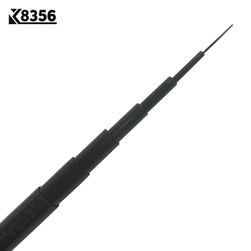 K8356 30T углеродного волокна 2,7/3,6/4,5/5,4/6,3 м телескопическая удочка Портативный Itaiwan Удочка ручной ультра легкий поток полюс