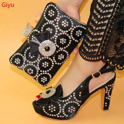 Doershow/итальянский комплект из туфель и сумочки золотистого цвета свадебные