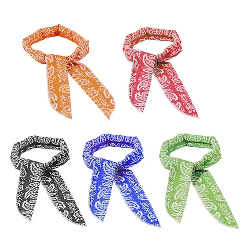 

Multifunction Non-toxic Neck Cooler Scarf Body Ice Cool Cooling Wrap Tie Wrist 63HC