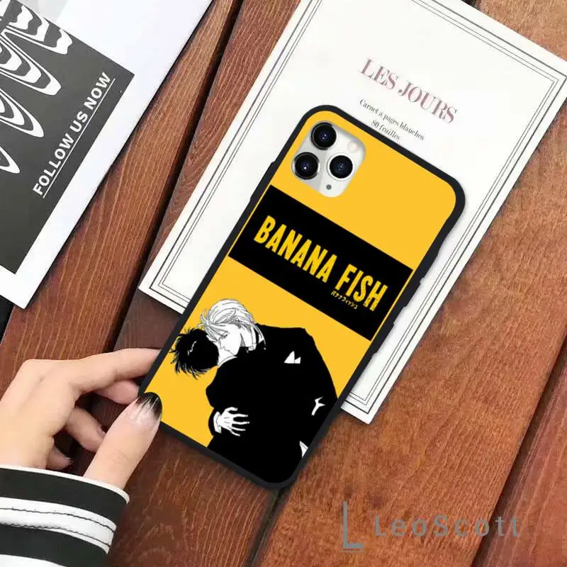 

Anime Banana Fish Phone Case for iPhone 11 12 mini pro XS MAX 8 7 6 6S Plus X 5S SE 2020 XR