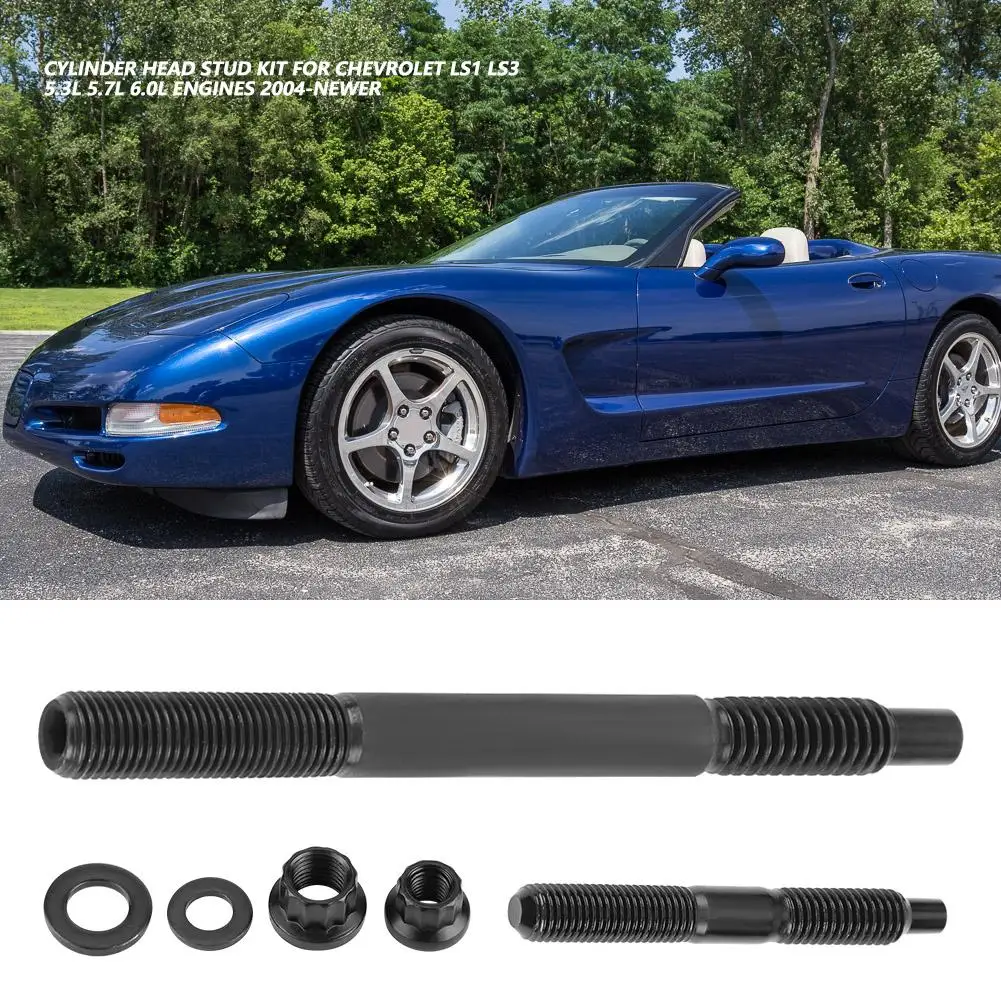 Car Cylinder Head Stud Kit Durability professional accessories for Chevrolet LS1 LS3 5.3L 5.7L 6.0L Engines 2004 | Автомобили и