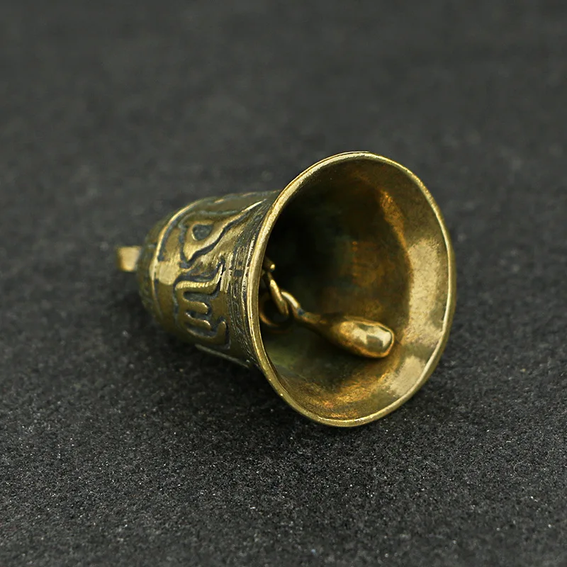 Винтажные латунные маленькие часы с мантрой брелоки подвески медный