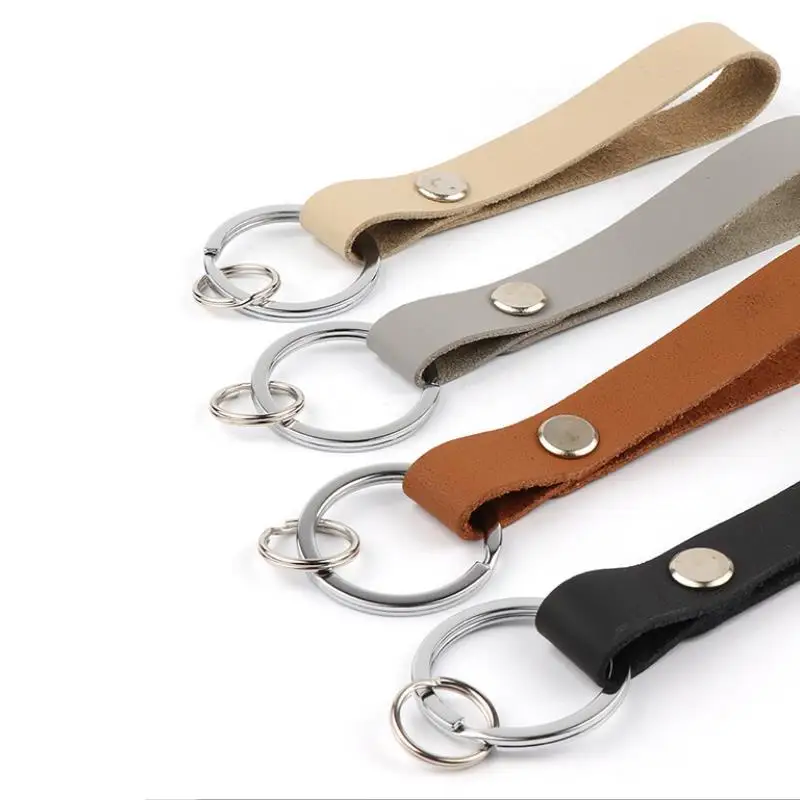 

Handmade Leather Vintage Keychain Men Durable Gifts Cars Fashion High Quality